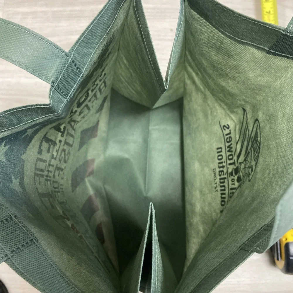 Home Of The Free Because of the Brave Tunnel To Towers‎ Reusable Tote Bag New